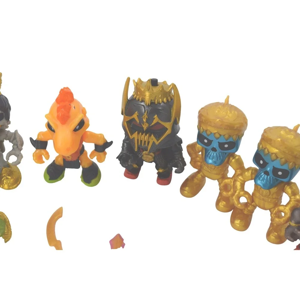 Treasure X Action Figure Lot Skeletons Monsters Gold Accessories‎